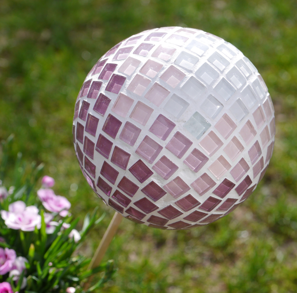 Gartenkugel-Soft-Glas-Mosaik