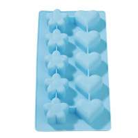 Silikon Gießform Herz Blume für Seife Wachs Gips Beton Silikon Gießform Herz Blume für Seife Wachs Gips Beton