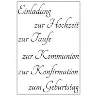Stempel Einladung Stempel Einladung