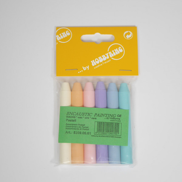 Encaustic Wachsstifte - Set Pastellfarben