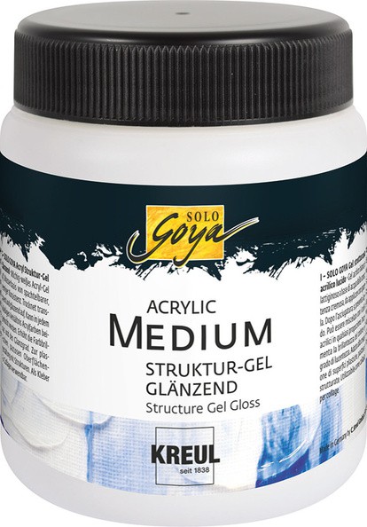 Solo Goya Acrylic Medium Struktur-Gel 250 ml