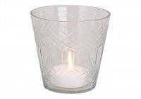 Windlicht aus Glas ohne Sockel Windlicht aus Glas ohne Sockel