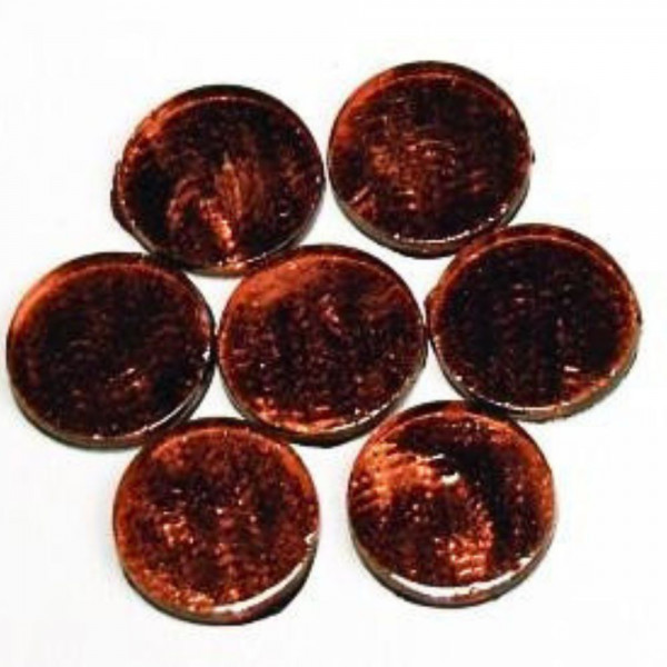 Selbstklebendes Spiegelmosaik - Ø 15 mm - Rot