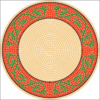 Mosaik Vorlagen - Rom | ∅ 60cm Mosaik Vorlagen - Rom | ∅ 60cm