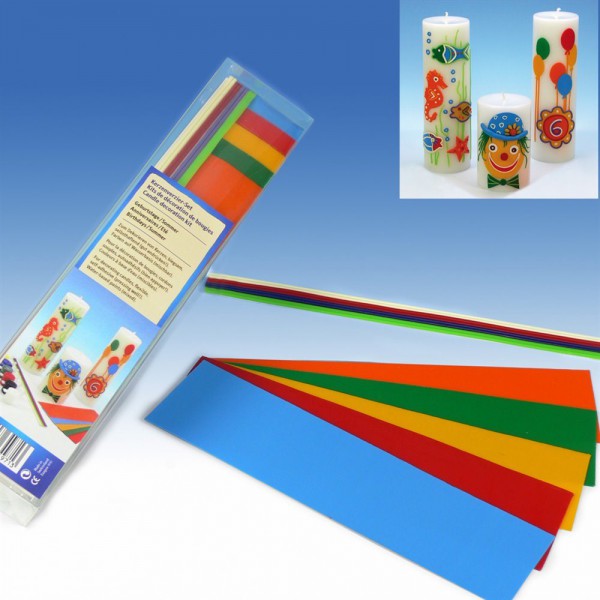 Kerzenverzier-Set Geburtstage/Sommer