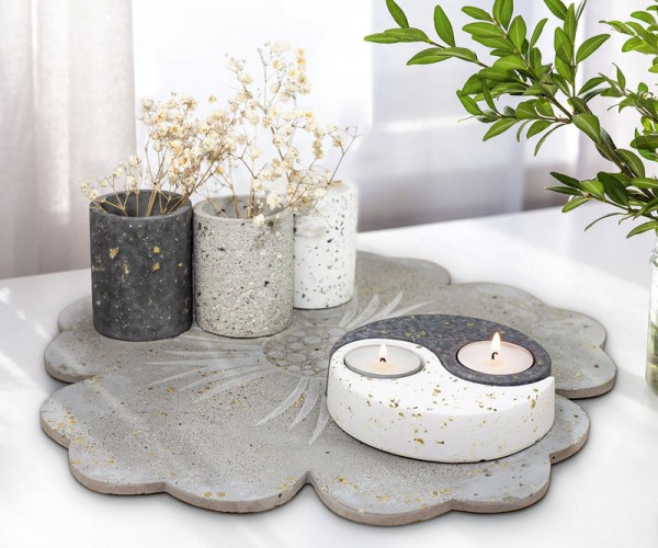 Kies silber grob zum Eingießen und Gestalten