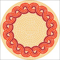 Mosaik Vorlagen - Traiani l ∅ 60cm Mosaik Vorlagen - Traiani l ∅ 60cm