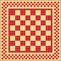 Mosaik Vorlagen - Schach l 40x40cm Mosaik Vorlagen - Schach l 40x40cm