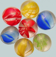 Glas-Nuggets - Bunt Mix gemustert Glas-Nuggets - Bunt Mix gemustert