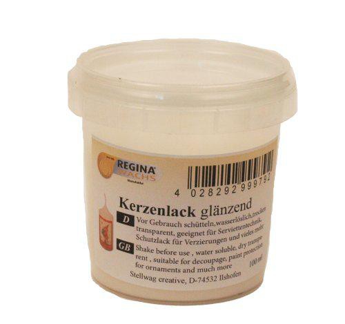 Kerzenlack farblos glänzend, 100 ml