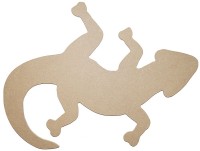 Gecko - 32 x 24 cm, MDF 4 mm Gecko - 32 x 24 cm, MDF 4 mm