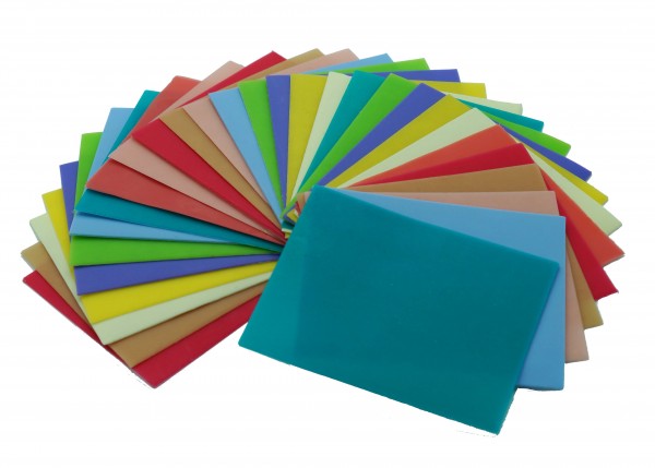 Wachsplatten Set pastellfarben 30 Stück in 10 Farben