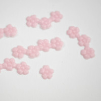 Kleine Blüten aus Wachs rosa 20 Stück Kleine Blüten aus Wachs rosa 20 Stück