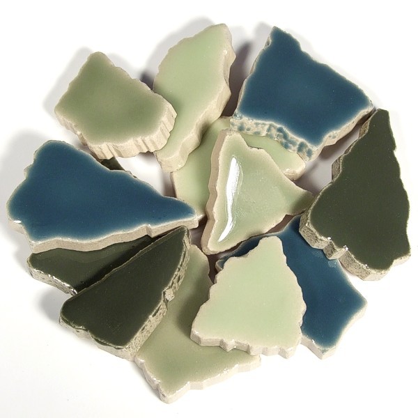 Flip-Keramik Grün Mix