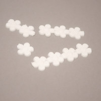 Blüten aus Wachs weiß für Kerzen Blüten aus Wachs weiß für Kerzen