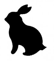 Motivlocher Hase - 2,5 cm Motivlocher Hase - 2,5 cm