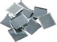 Spiegel 20x20 mm - Silber Spiegel 20x20 mm - Silber