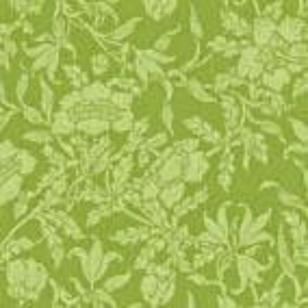 Servietten - Grüne Blumenornamente