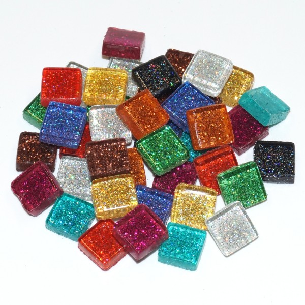 Soft Glas Mosaik Glitter-Mix