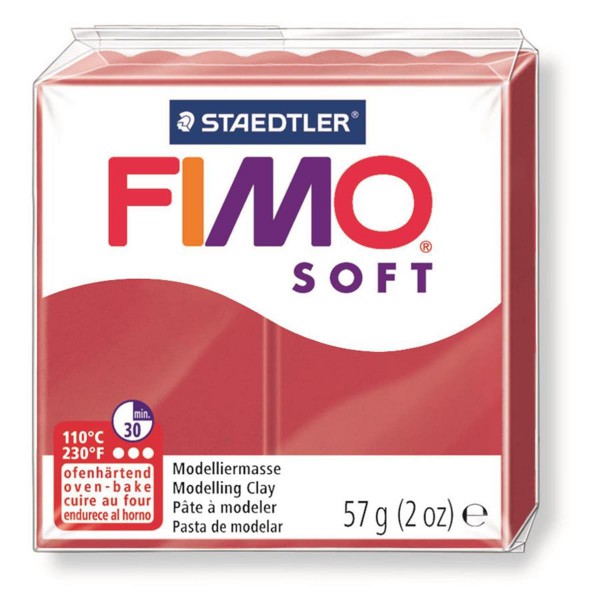 Fimo Soft kirschrot