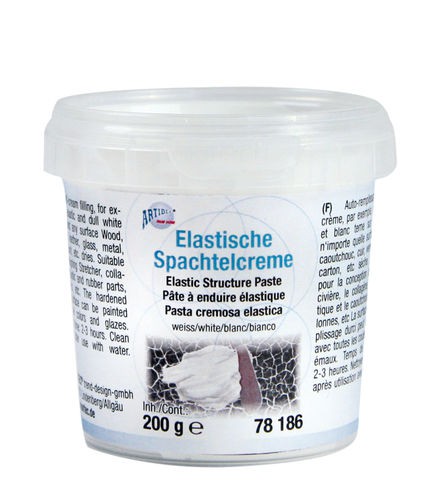 Elastische Spachtelcreme „selbstklebend-weiss"