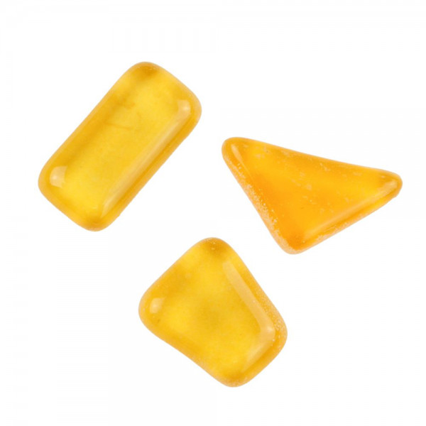 Soft Glas Polygonal Neon - Orange