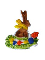 Wachsmotiv Hase im Osternest Wachsmotiv Hase im Osternest