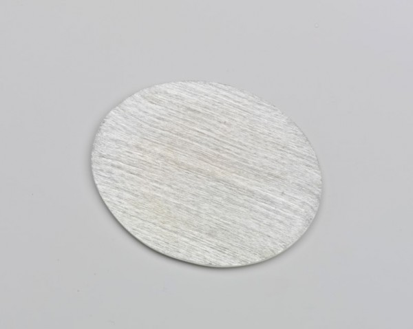 Teller oval Alu silber 10x8 cm
