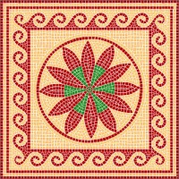 Mosaik Vorlagen - Messina | 60x60 cm Mosaik Vorlagen - Messina | 60x60 cm