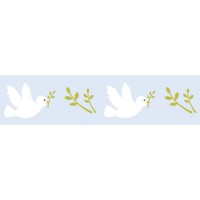 Washi Tape Taube mit Olivenzweig blau Washi Tape Taube mit Olivenzweig blau