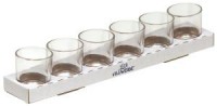 6x Votivkerzenglas, d5,6cm, J6,5cm 6x Votivkerzenglas, d5,6cm, J6,5cm