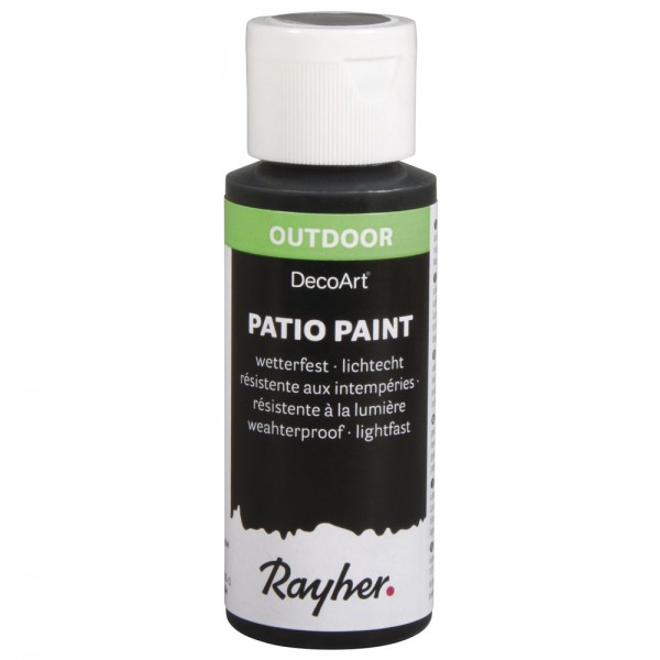 Patio Paint schwarz Outdoor Acrylfarbe