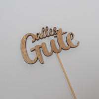 Holz Stecker alles Gute Holz Stecker alles Gute