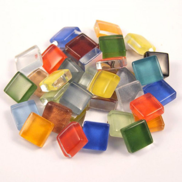 Soft Glas Mosaik Bunt Mix