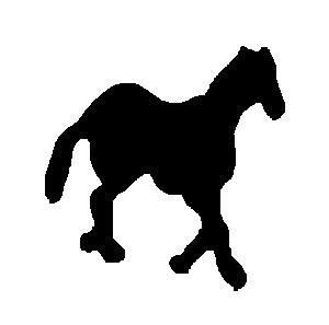 Motivlocher Pferd - 1,6 cm