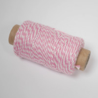 Garn rosa weiß 1 mm Garn rosa weiß 1 mm