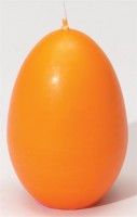 Eierkerze orange 110x80 mm Eierkerze orange 110x80 mm