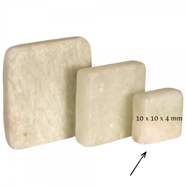 Marmor Antik - 10 x 10 x 4 mm - Verde Luz