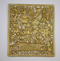 Wachsplatte Weihnachten gold Wachsplatte Weihnachten gold