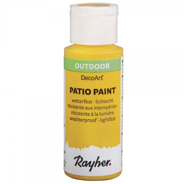 Patio Paint goldgelb Outdoor Acrylfarbe