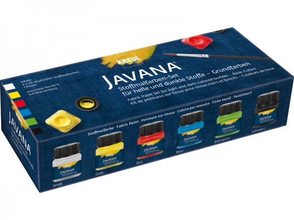Javana Stoffmalfarben Grundfarben 6er-Set