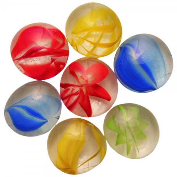 Glas-Nuggets Ø 15-20 mm - Gemustert - Bunt Mix