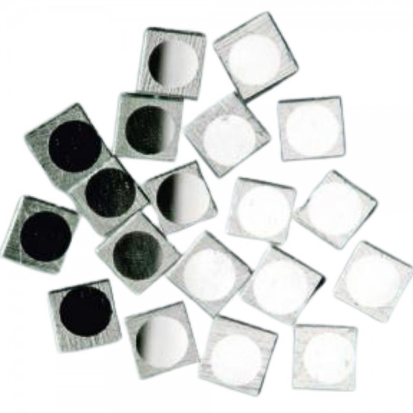 Matrix Mosaik - 10 x 10 mm - Punkt Silber