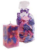 Candle Crunch violett+rose+blau