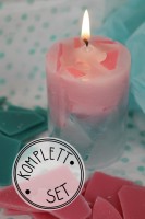 Komplettset: Candle Crunch rosa/türkis Komplettset: Candle Crunch rosa/türkis