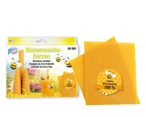 Bienenwachs-Kerzen-Set