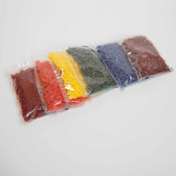 Wachsfarbe Set in Regenbogenfarben