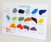 Mustertafel Crash Glas Mustertafel Crash Glas