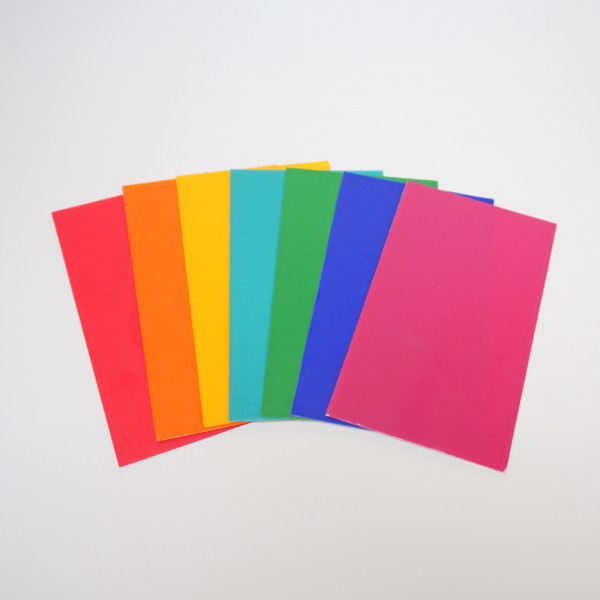 Wachsplatten Set in Regenbogenfarben