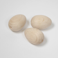 Eier aus Holz klein 5 Stück, Rohholz Eier zum Basteln Eier aus Holz klein 5 Stück, Rohholz Eier zum Basteln
